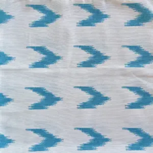 Telas de Lengua Pfeilmuster hellblau