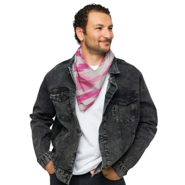 Bandana / Halstuch im Telas de Lengua Design Rosa – Bild 3