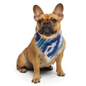 Bandana / Halstuch im Telas de Lengua-Design Blau