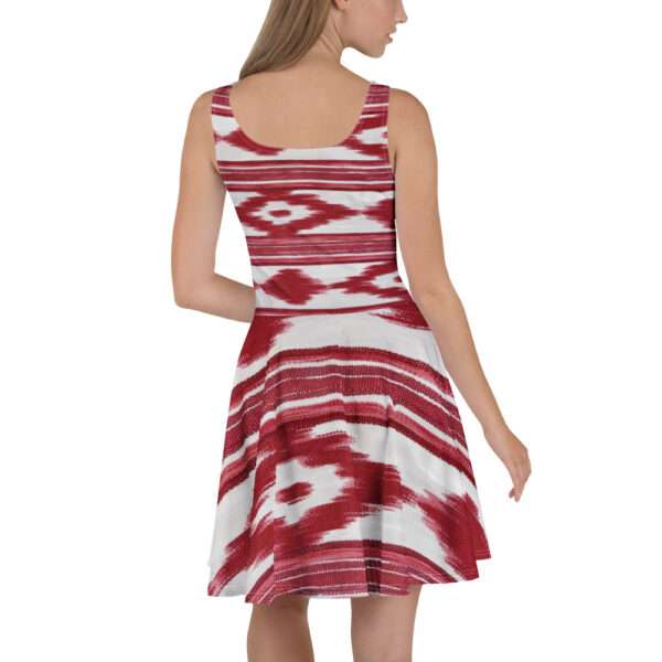 Skater-Kleid - Telas de Lengua Rot – Bild 2