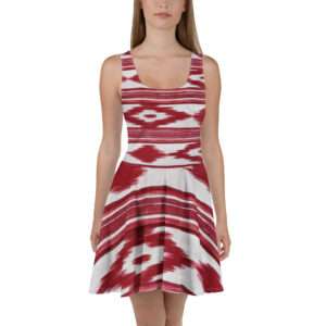 Skater-Kleid - Telas de Lengua Rot