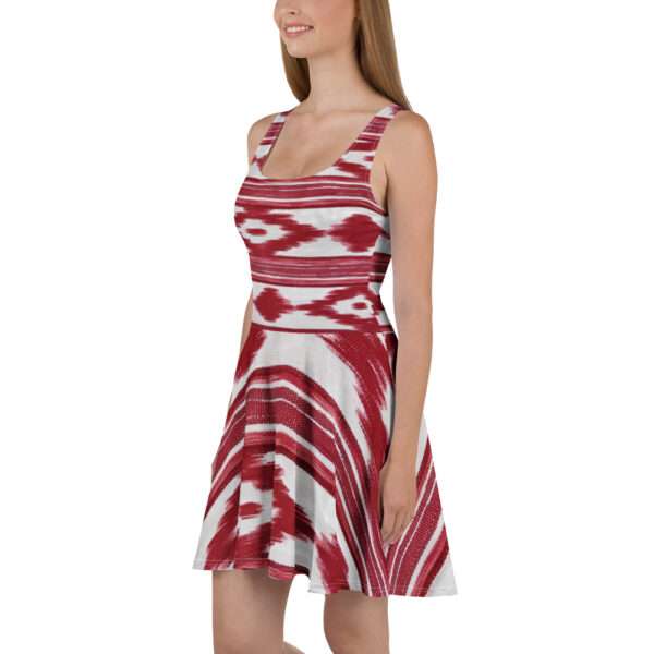 Skater-Kleid - Telas de Lengua Rot – Bild 3