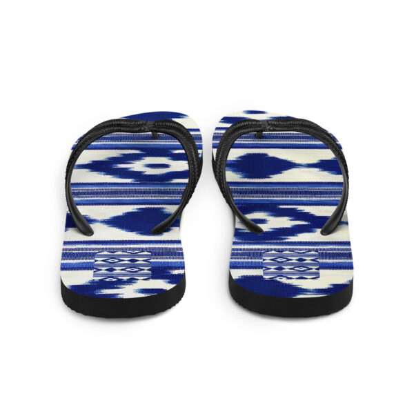 Flip-Flops - Telas de Lengua Muster Blau – Bild 3