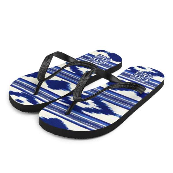 Flip-Flops - Telas de Lengua Muster Blau – Bild 2