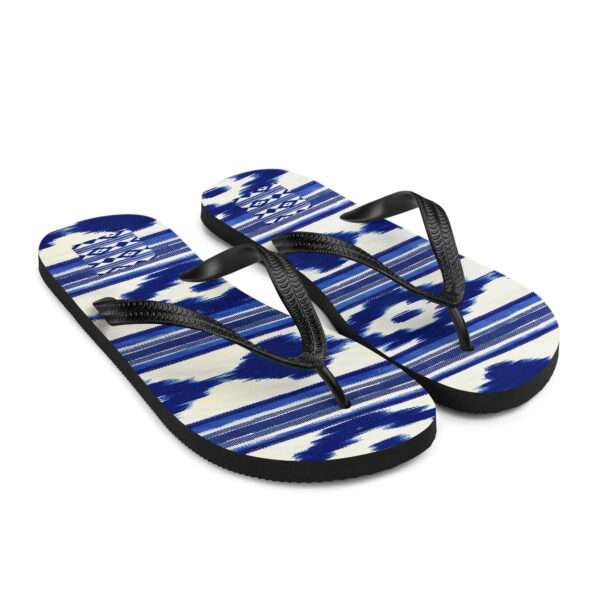 Flip-Flops - Telas de Lengua Muster Blau – Bild 7