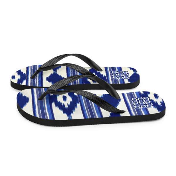 Flip-Flops - Telas de Lengua Muster Blau – Bild 5