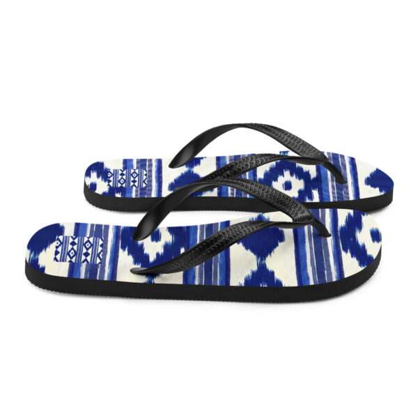 Flip-Flops - Telas de Lengua Muster Blau – Bild 6