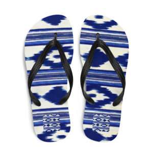 Flip-Flops - Telas de Lengua Muster Blau