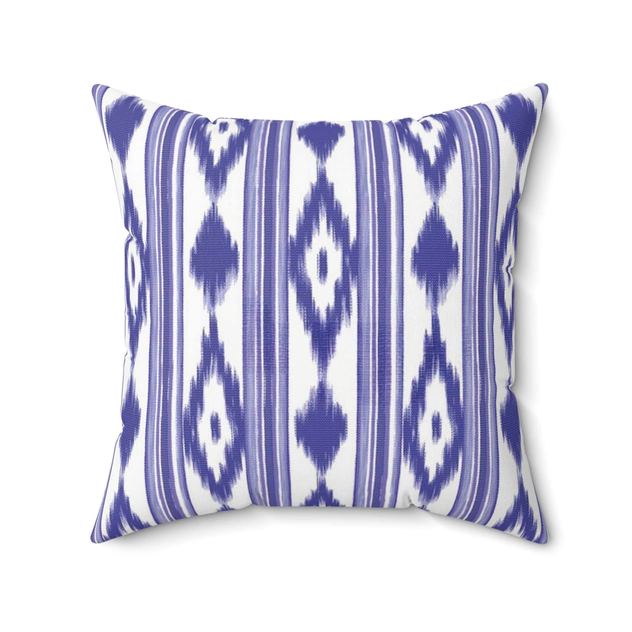 Blue Ikat Stripe Pillow | Square Pillow - Mallorca Design lightblue Blue Ikat Stripe Pillow | Square Pillow - Mallorca Design lightblue – Bild 4