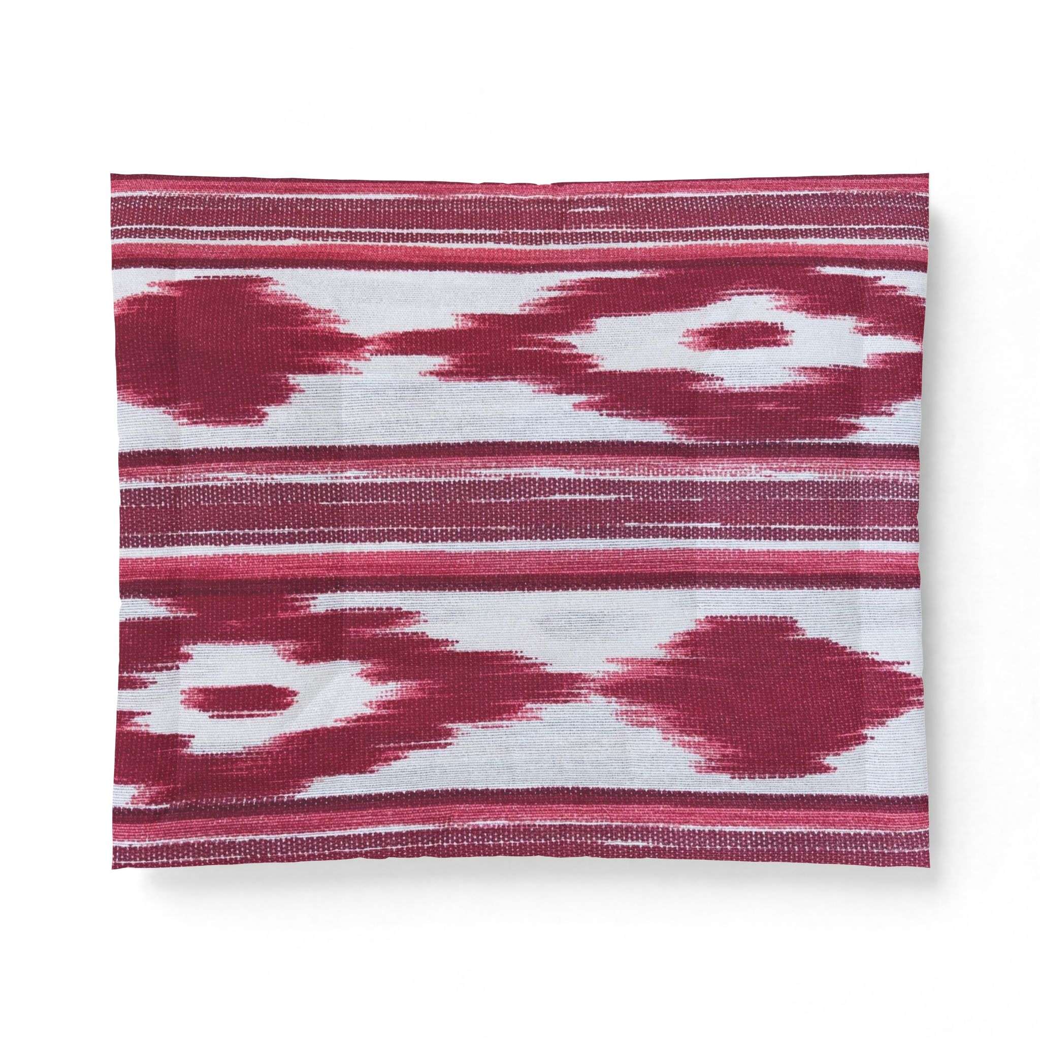 Red Ikat Stripe Cotton Comforter | Southwestern Geometric Bedding - Design from Mallorca Red Ikat Stripe Cotton Comforter | Southwestern Geometric Bedding - Design from Mallorca – Bild 2