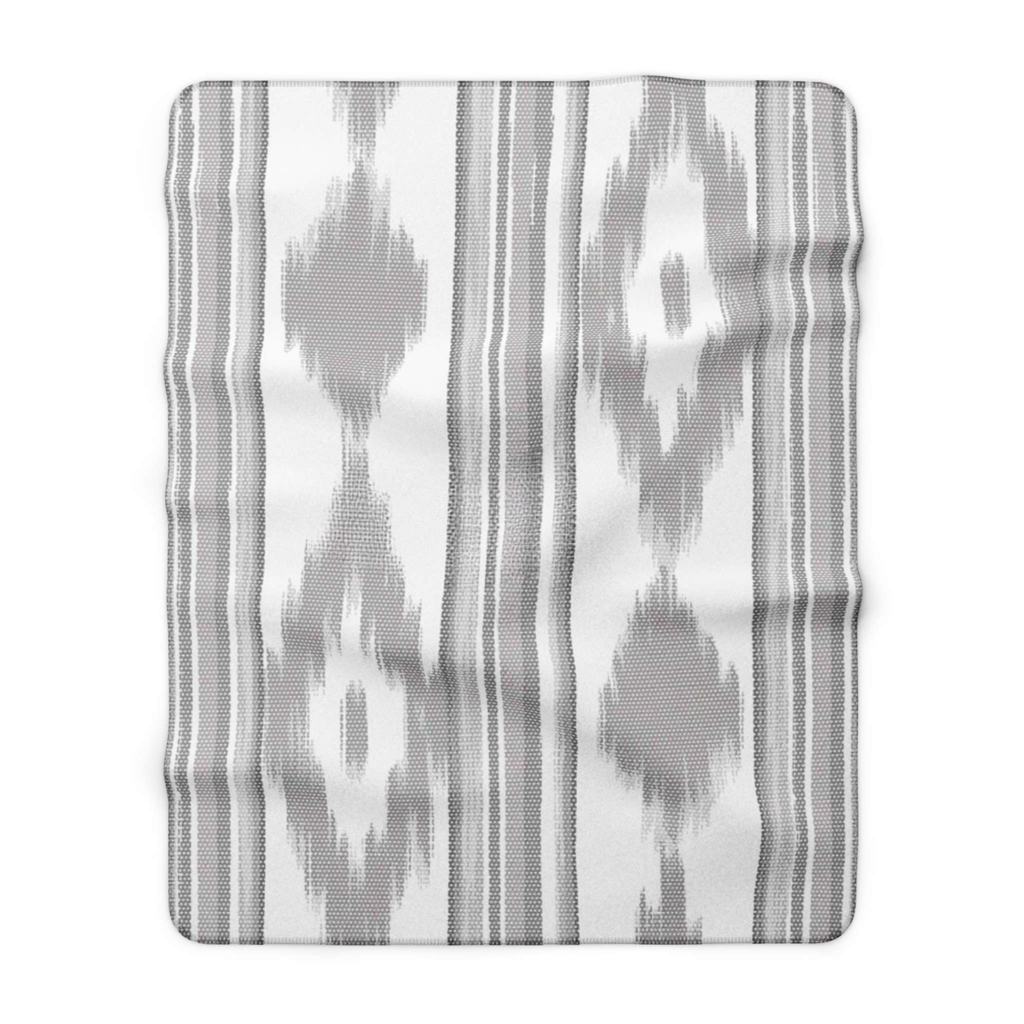 Grey Ikat Sherpa Blanket Cozy Boho Fleece Throw for Living Room Grey Ikat Sherpa Blanket Cozy Boho Fleece Throw for Living Room