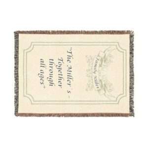Woven Blanket - "The Millers"