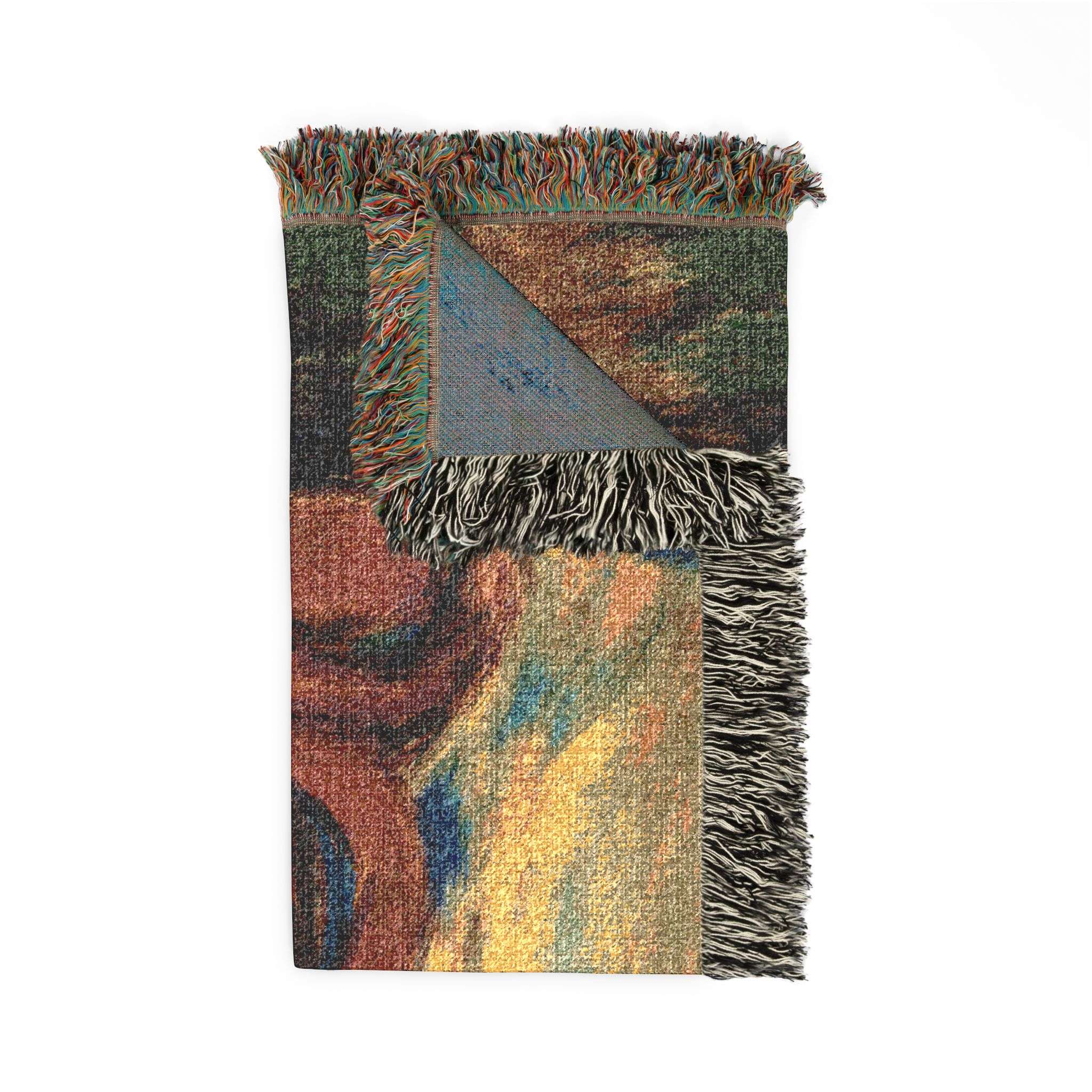 Abstract Floral Whale Woven Blanket | Ocean Botanical Tapestry Throw - The Buddha Abstract Floral Whale Woven Blanket | Ocean Botanical Tapestry Throw - The Buddha – Bild 4
